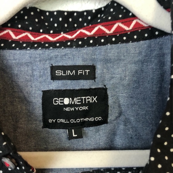 Geometrix Drill pattern dress shirt - Picture 2 of 5